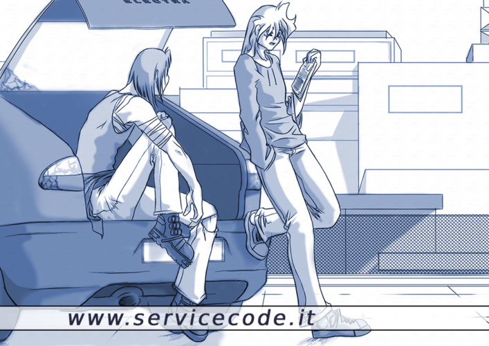 Light Novel - Service's code 